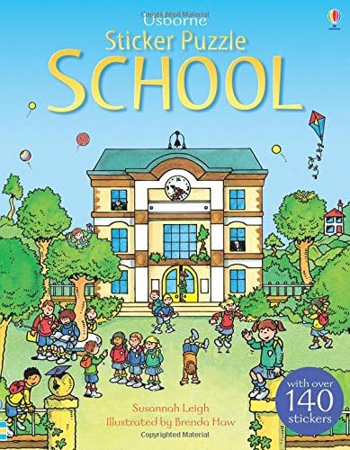 Sticker Puzzle School Paperback – Audiobook, 1 Aug. 2014