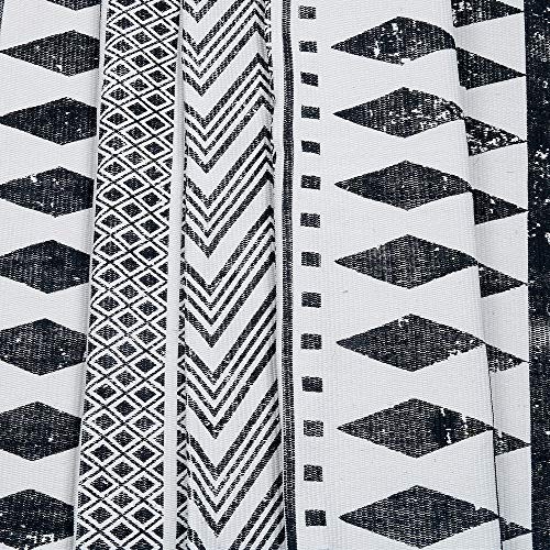 HEBE Cotton Runner Rugs 2.3'x6' Machine Washable Woven Tassel Cotton