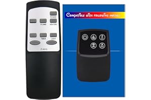RCECAOSHAN Replacement for Twin Star ClassicFlame Classic Flame Dura Flame Fireplace Stove Heater Infrared Remote Control 28EF023GRA 28EF023SRA 32EF023GRA 33EF023GRA 33EF023SRA (T-A3-C)