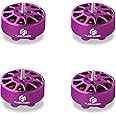 4PCS 1303 Brushless Motor RC Micro Motor for FPV UAV Drone Quadcopter Multicopters Toothpick Drone (8000KV, Purple)