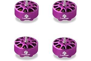 F FLASH HOBBY 4PCS 1303 Brushless Motor RC Micro Motor for FPV UAV Drone Quadcopter Multicopters Toothpick Drone (5000KV, Purple)