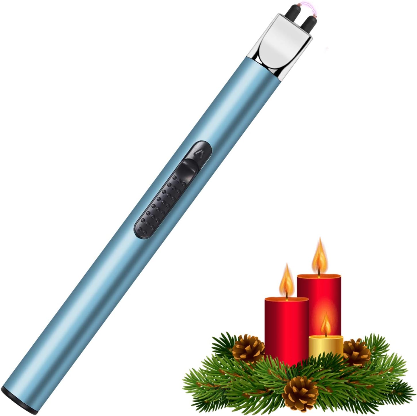 Candle Lighter, Electric Arc Long Lighter USB Rechargeable
