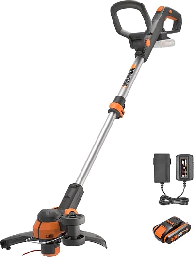 WORX WG163E.1 20V Cordless 30cm Line Trimmer with Battery and Charger