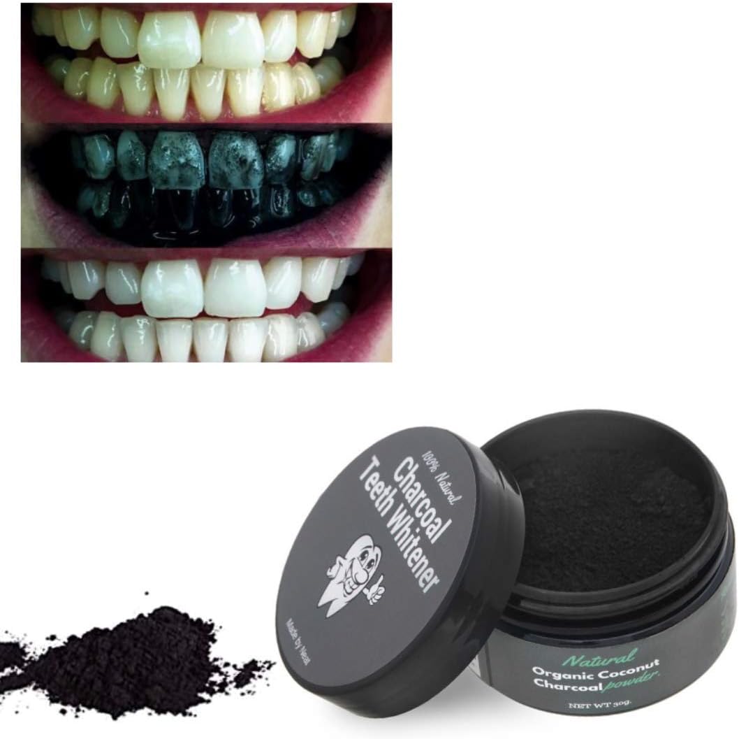 Teeth Whitener, Activated Charcoal Natural Teeth Whitening Charcoal Powder Proven No Hurt on Enamel22