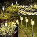 Solar Pathway Lights Outdoor,16-Pack Waterproof Outdoor Solar Lights Stainless Steel Painted Solar Light for Garden,Yard,Lawn