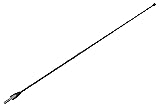 AntennaMastsRus - 15 Inch Black Antenna is