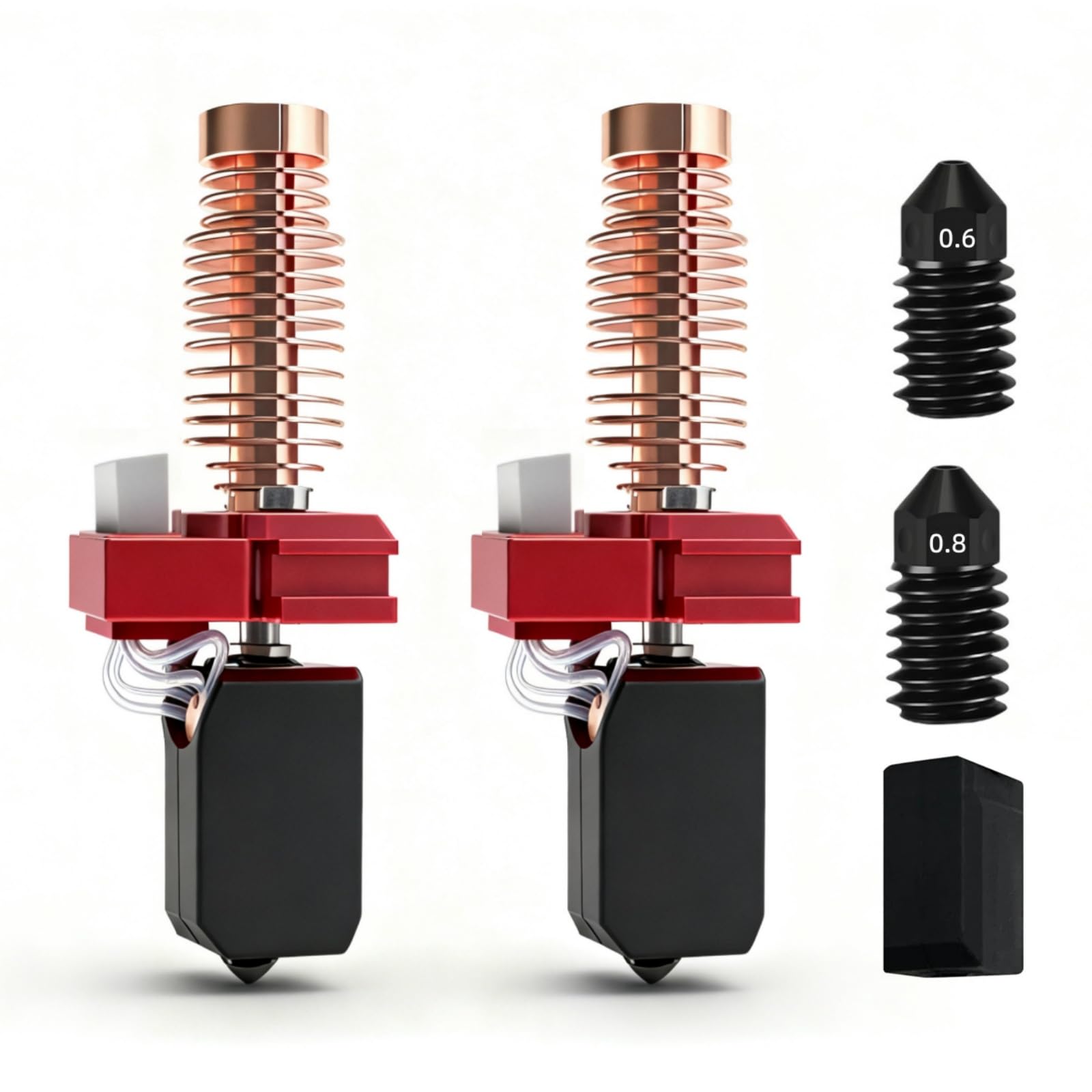 Photo 1 of 0.25MM 0.4MM Upgrade Ceramic Nozzle for Flashforge Adventurer 5/ 5M Pro Hotend Kit Quick-Detachable Hardened Nozzle High Thermal Conductivity Print Head for Flashforge Adventurer 5M Pro