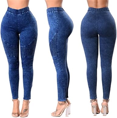 pleated skinny jeans