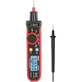 UNI-T Mini Pen Multimeter, AC DC 600V Pen-Type Meter True RMS Small NCV | Multimeter Professional Non-Contact Voltage Resistance Capacitance Tester 6000 Counts, UT118C