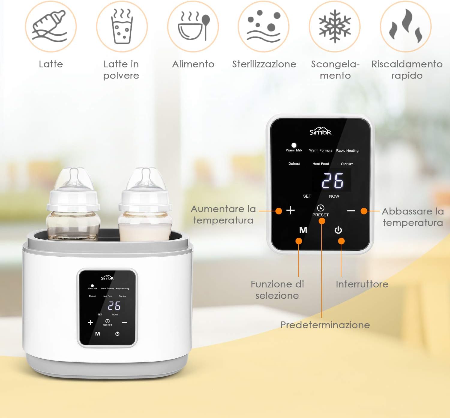 simbr bottle warmer