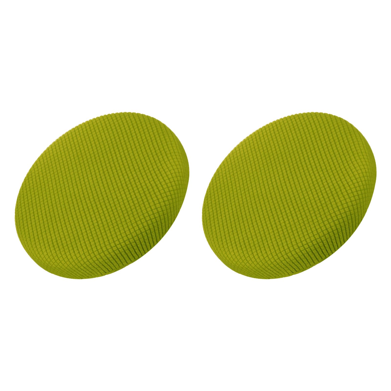 Uxcell 2pcs Upgraded Round Bar Stool Covers, Round Chair Covers Dia.12-14", for Bar Stool Slipcovers Green