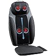HoMedics 2-in-1 Shiatsu Massage Cushion and Cordless Body Massager, Removable Cordless Massage Pillow, Heat and Vibrating Massage Pad for Home or Office, Full Body Massage with Adjustable Settings
