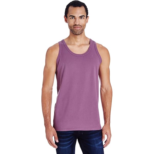 Comfort Colors Men's 6.1 Oz Ringspun Garment-Dyed T-Shirt - Neon Pink, XX-Large