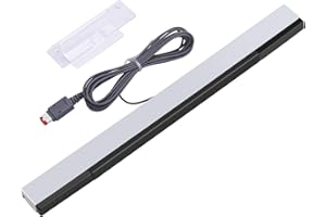 IR Sensor Bar for Wii U, Wired Infrared Ray Motion Sensor Bar Replacement for Wii Console