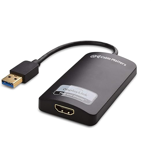 Cable Matters SuperSpeed USB 3.0 to HDMI Adapter (USB to HDMI Adapter