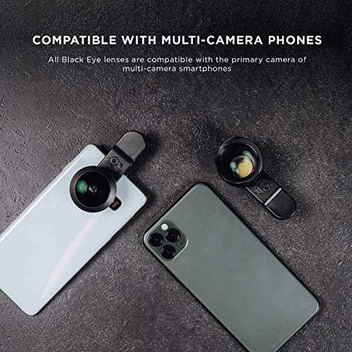 Phone Lenses by Black Eye || Pro Cinema Wide G4 Phone Camera Lens Compatible with iPhone, iPad, Samsung Galaxy, and All Camera Phone Models - Thumbnail 4