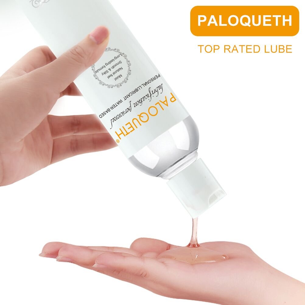 Personal Water Based Lubricant 8.2oz, PALOQUETH Premium Long-lasting Value Based Lube for Women Silicone Toys 100% Safe Paraben-free Hypoallergenic Vegan-friendly