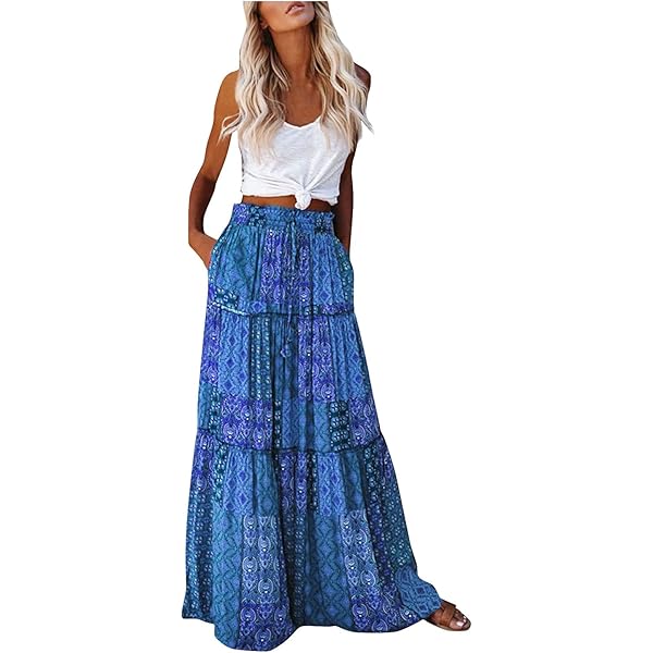 スカート Eaphi WAVE LINE MAXI SKIRT WAVE LINE MAXI SKIRT