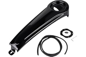 Bid4ze Vivid Black 5 Gallon Fuel Tank Stretched Dash Panel Smooth Dash Oil Fuel Console For Harley Touring Electra Road Street Glide Ultra Glide Baggers 1986-2007 1997