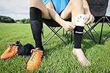 Kwik Goal Adult Shin Guard Compression Sleeves, Black