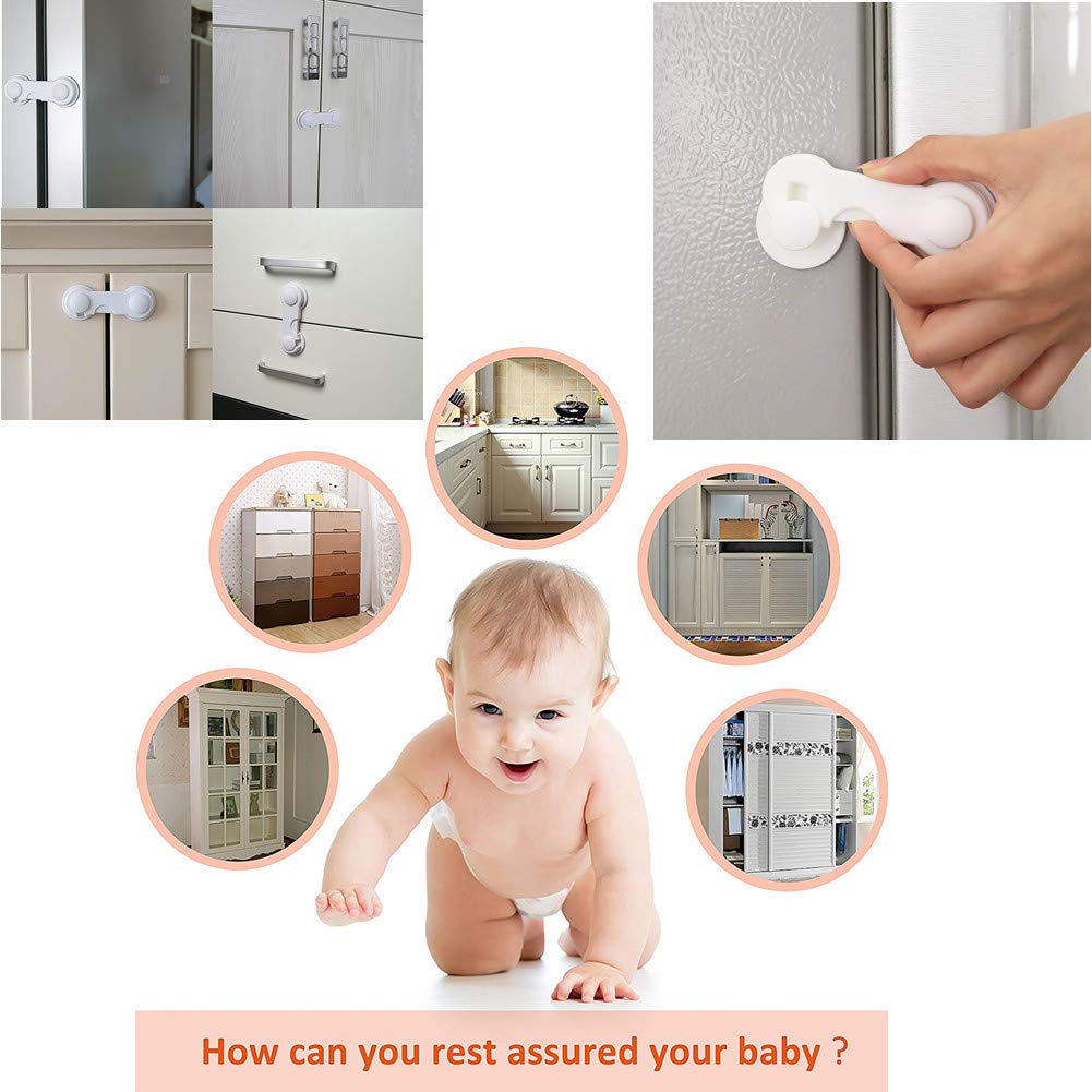 Blanc Unho 1 X Serrures De Securite Bebe Pour Porte Tiroir Armoire Frigo Placard Bloque Porte Verrou Avec Adhesifs 3m Fort Sans Percage Bon Protection Pour Enfants Ou Bebes Securite Bebe Puericulture Eng Bouldermicrofinance Org