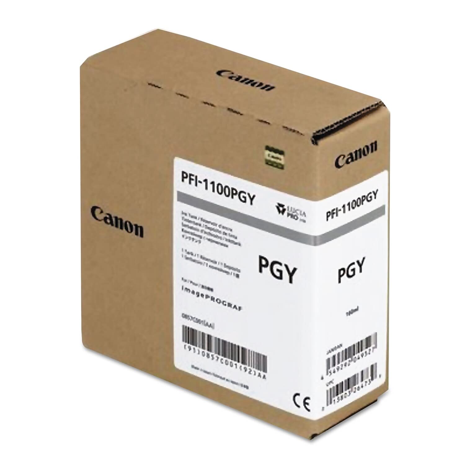 CANON PFI-1100 Ink Grey Standard Capacity 160 ml Pack of 1 iPF Pro2000/4000/4000S/6000S
