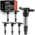 A-Premium 6PCS Ignition Coil Packs Compatible with Land Rover and Volvo Vehicles - S60 2011-2016, S80 2007-2015, V60 2015, V70 2008-2010, XC60 2010-2016, XC70 2008-2015, XC90 2006-2014