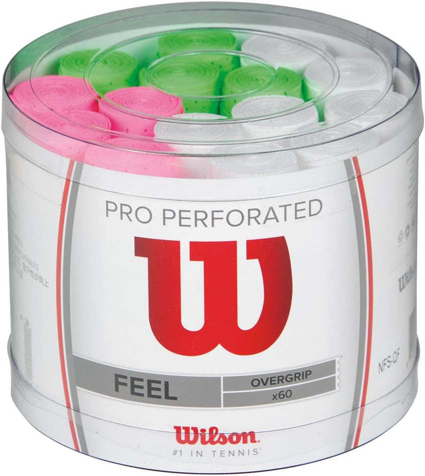 Wilson Pro Overgrip 60 pack Tennis Grip - Assorted, 60 pack : Sports & Outdoors