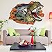 Home Decor Wall Sticker 3D Dinosaur Removable Room Decor Wall Decal Dinosaur for Kids Boys Girls,19.6 X 27.5 Inch