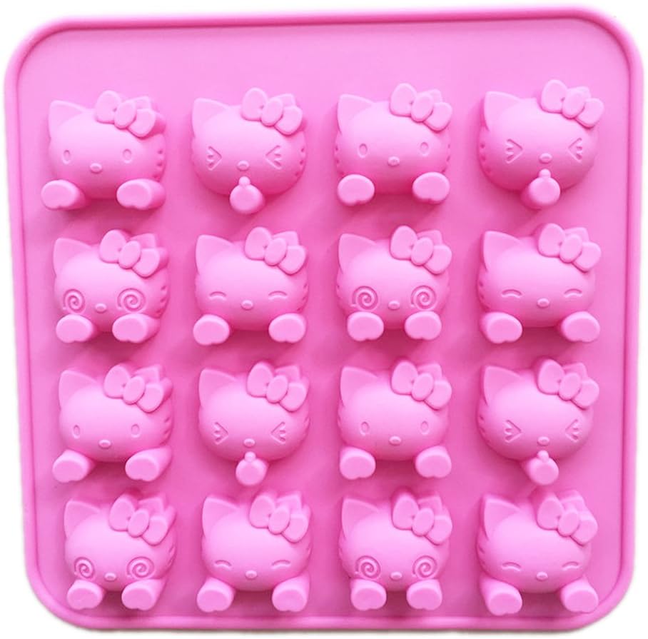 SiliconeZone Hello Kitty Silicone 16 Cup Chocolate Mold
