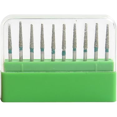 CROSSTECH Dental Diamond C8LF, NEEDLES 859/021F, Fine, 5 Burs