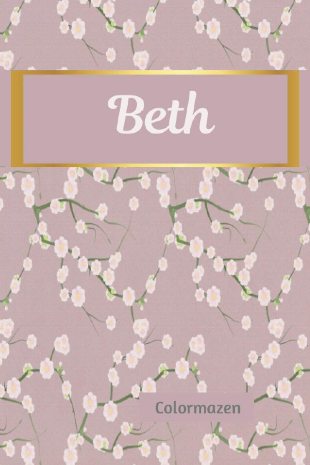 Beth: Personalised Cherry Blossom Notebook (Small)