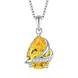 Rocayi November Birthstone Necklace for Women 925