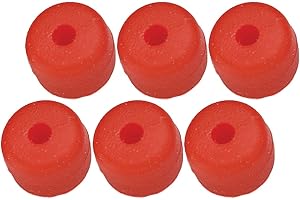 Pine Ridge Archery Nitro Button (Pack of 6), Red