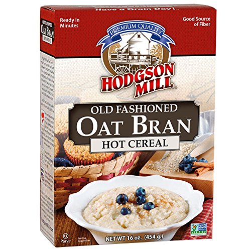 Hodgson Mill Oat Bran Hot Cereal 16Ounce Boxes (Pack of 12), Hot
