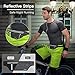 Running Belt Zipper Pockets Water Resistant Reflective for Running Climbing Cycling Hiking Fitness Waist Pack for iPhone iPod Samsung Note Phone Holder Fanny Packs for Women Men Runners Accessories