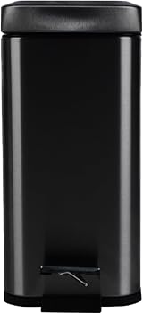 Beldray 5L Pedal Bin Rectangular Soft Close Black with Inner Bucket view 7