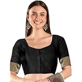 Chandrakala Casual Blouses for Women Sarees,Readymade (B186-P)