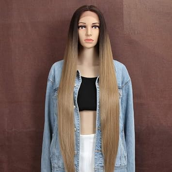 Style Icon Wigs 37 Super Long Lace Front Silky Straight Hair Wigs