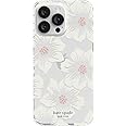 Kate Spade New York Protective Hardshell Case Compatible with Apple iPhone 14 Pro Max - Hollyhock Floral Clear [KSIPH-225-HHCCS]