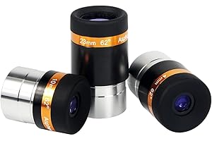 SVBONY Telescope Eyepieces 4mm 10mm 23mm 62 Degree Wide Angle Aspheric Eyepiece for 1.25 inches Astronomic Telescopes