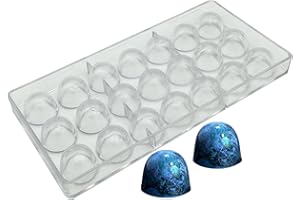 GOLDBAKING Bell Shape Chocolate Bonbon Mold Polycarbonate Truffle Mould Homemade Chocolates Covered Candy DIY Tool