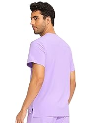 COZYFIT Scrub Top for Men - Stretch V-Neck Scrubs