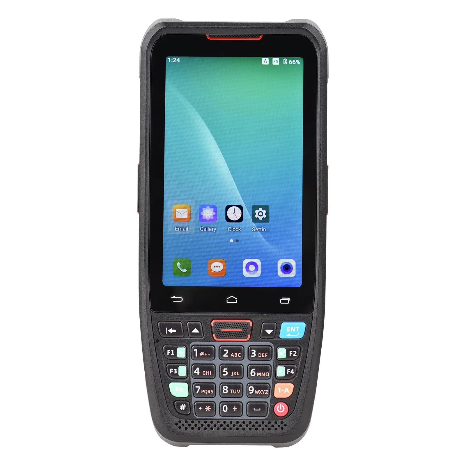 Photo 1 of BISOFICE Handheld POS Android 10.0 PDA Terminal 1D/2D/QR Barcode Scanner Support 2/3/4G WiFi BT Communication with 4.0 Inch Touchscreen for Supermarket Restaurant Warehouse Retail Inventory Logistics
