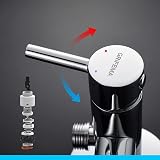 GRIFEMA Hand-Held Bidet Sprayer Solid Brass Shattaf with Wall Holder view 4
