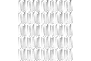 60 ​Pack Stainless Steel Shower Curtain Hooks Pleater Tape Hook Traverse 4 Prongs Pleat Pinch Metal Hooks Heavy Duty Clips Pi