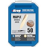 Kreg P-MAP Solid-Wood Pocket-Hole Plugs - Maple (50 Count)
