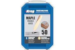 Kreg P-MAP Solid-Wood Pocket-Hole Plugs - Maple (50 Count)