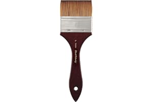 Creative Mark Mimik Kolinsky Watercolor Brush - 3 Inch Watercolor Mottler - Short Handle Synthetic Paint Brush - Handmade in Germany - Synthetic Sable Paint Brushes for Artists - Animal-Friendly