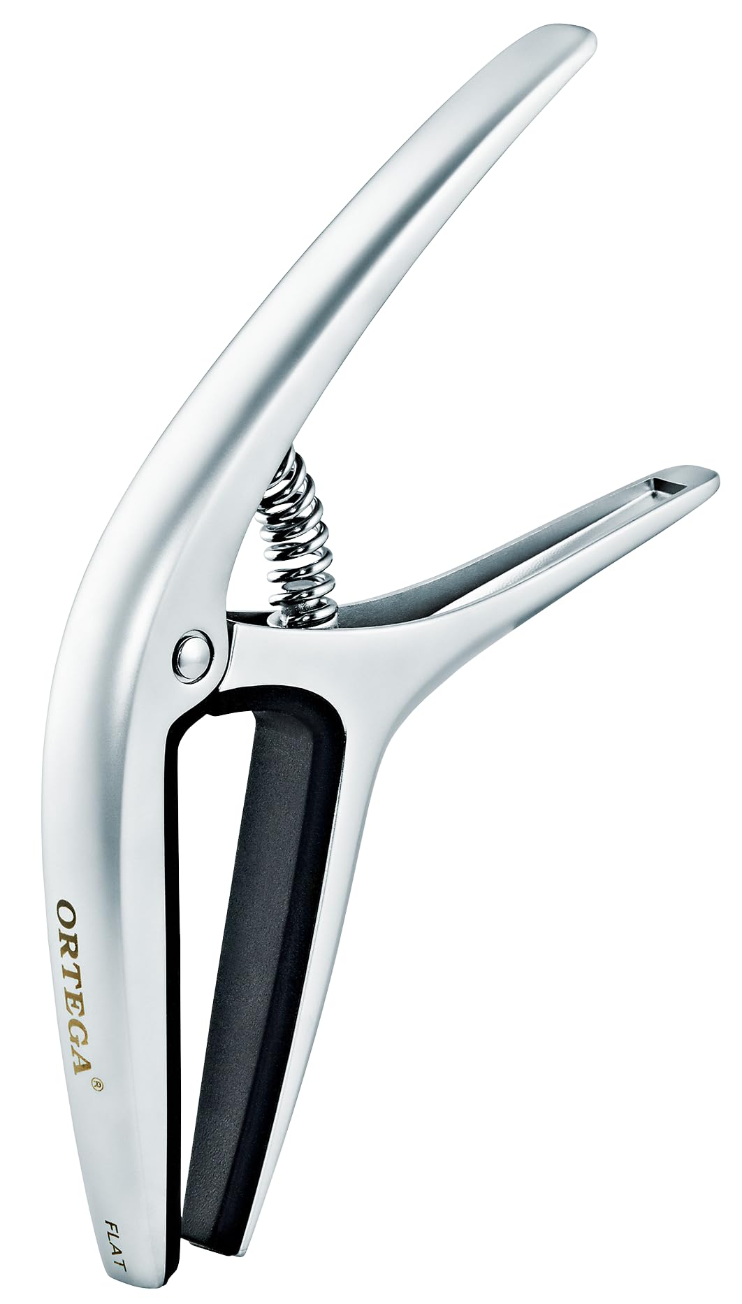 Ortega Guitars Capo Instrument Accessory - Flat and Radius - For Guitar - Aluminum Alloy, Chrome (TWCAPO-CR)